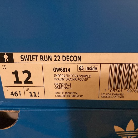 Adidas Men’s Swift Run 22 Shoes orange - Picture 6 of 7